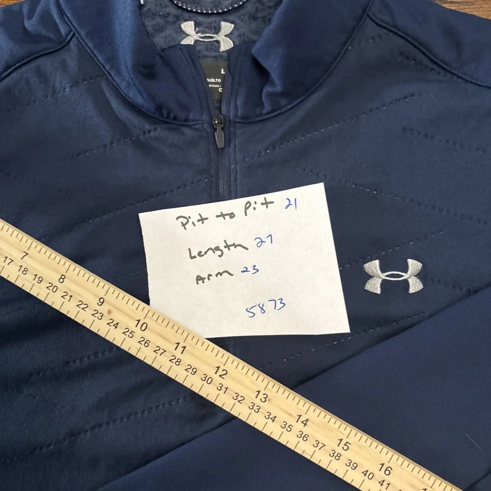 Under Armour ColdGear Reactor Golf  Navy Blue Men's L Loose Fit GOLF